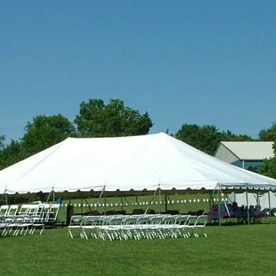 House Party Wedding on Wedding Party Tent